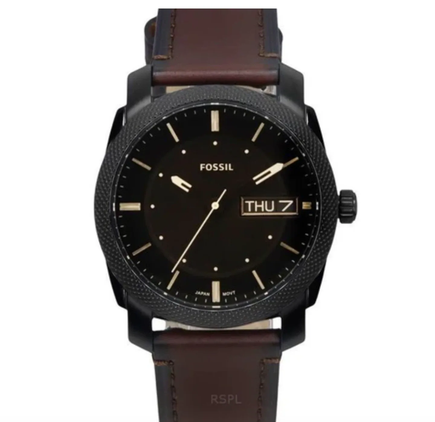 Fossil Watch with Brown Leather Strap