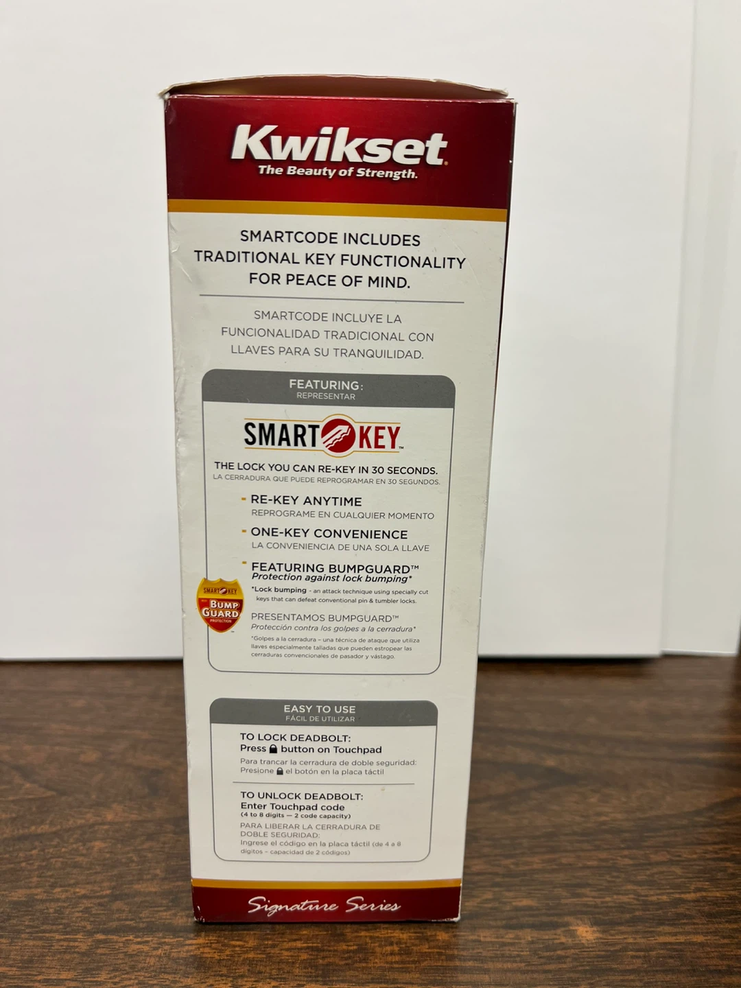 Kwikset SmartCode Touchpad Keyless Entry Deadbolt