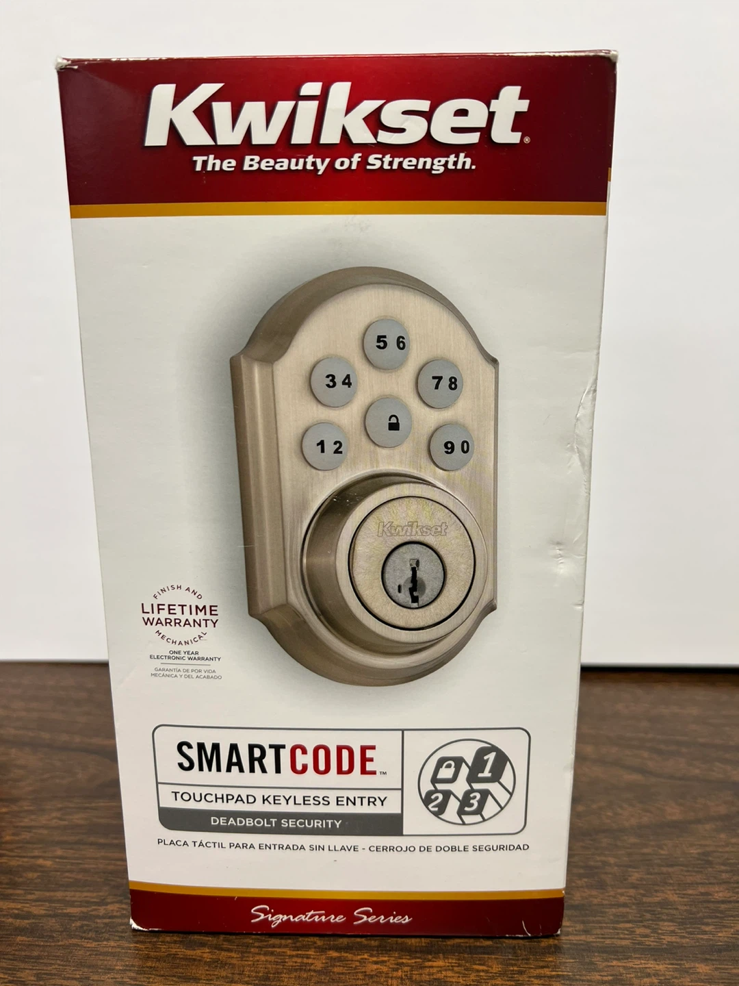 Kwikset SmartCode Touchpad Keyless Entry Deadbolt - photo 4