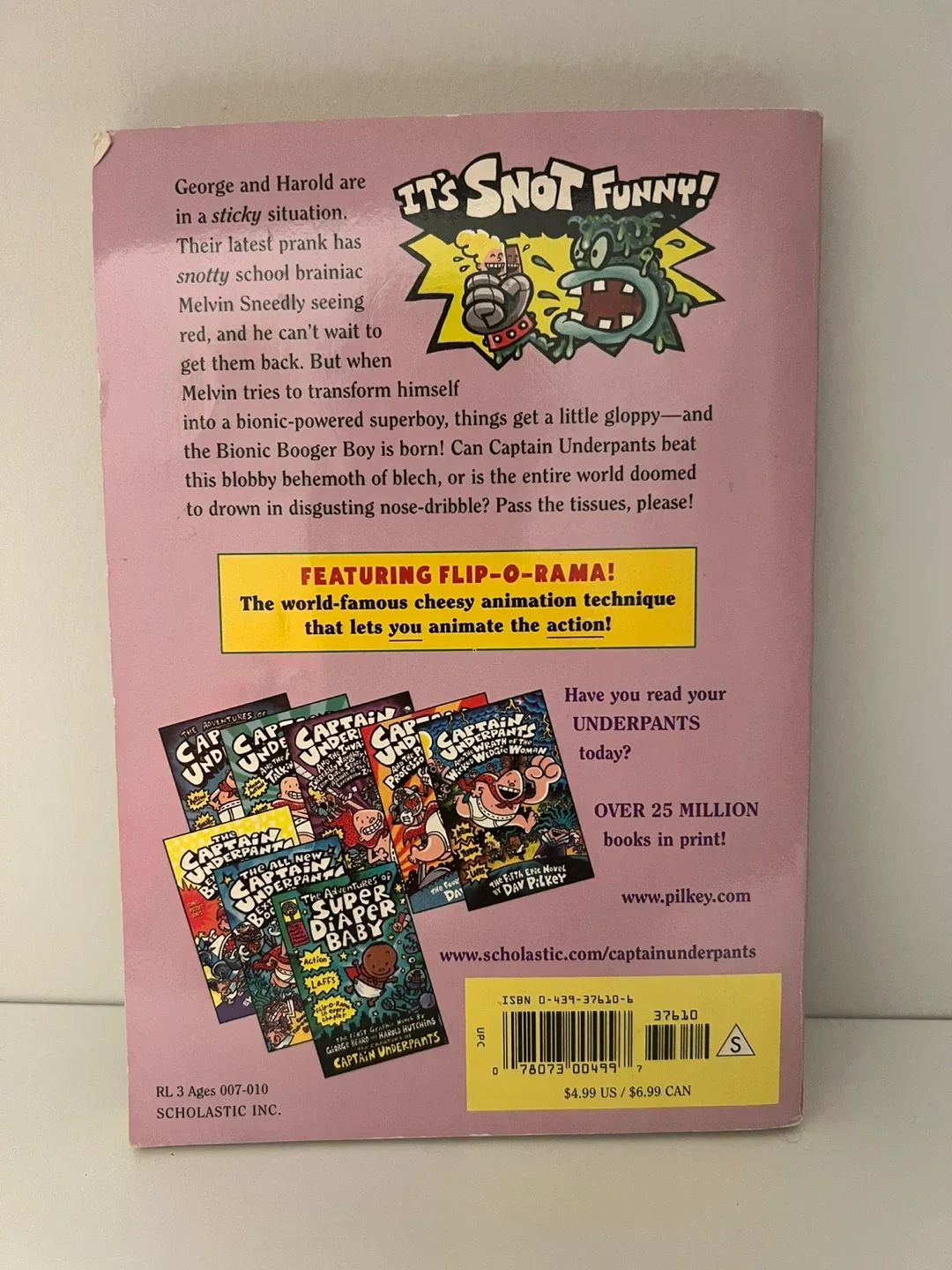 Captain Underpants and the Bionic Booger Boy image indicator(2)