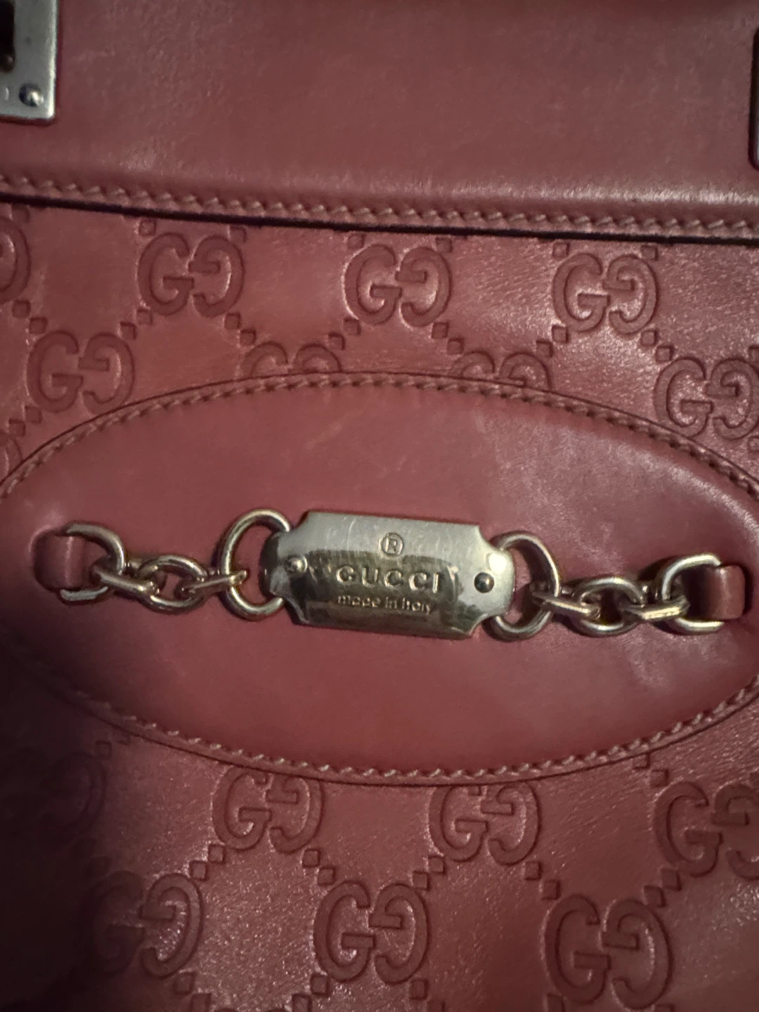Gucci Made in Italy Leather Tote Bag - photo 2