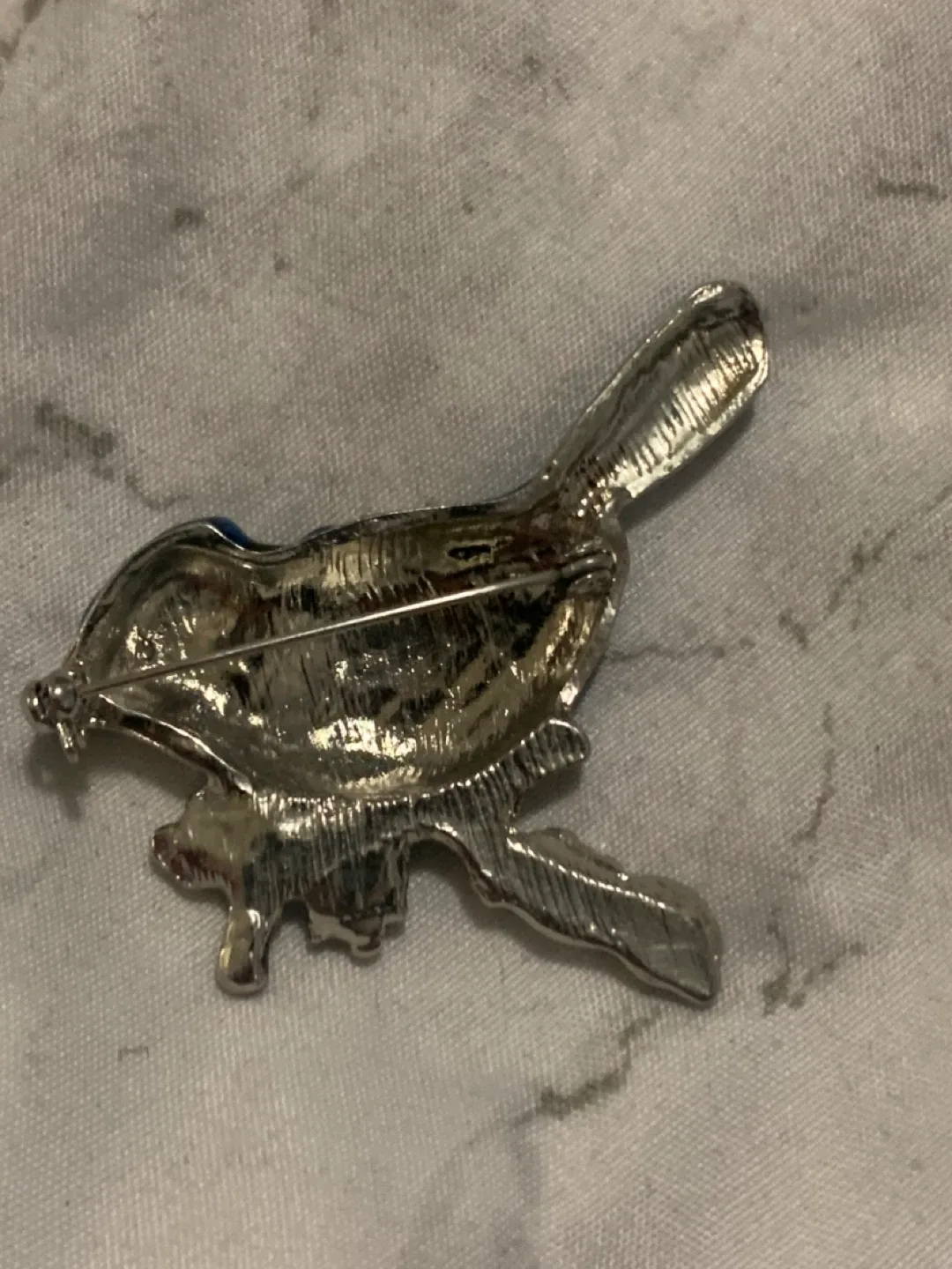 Blue Jay Bird Brooch image indicator(2)