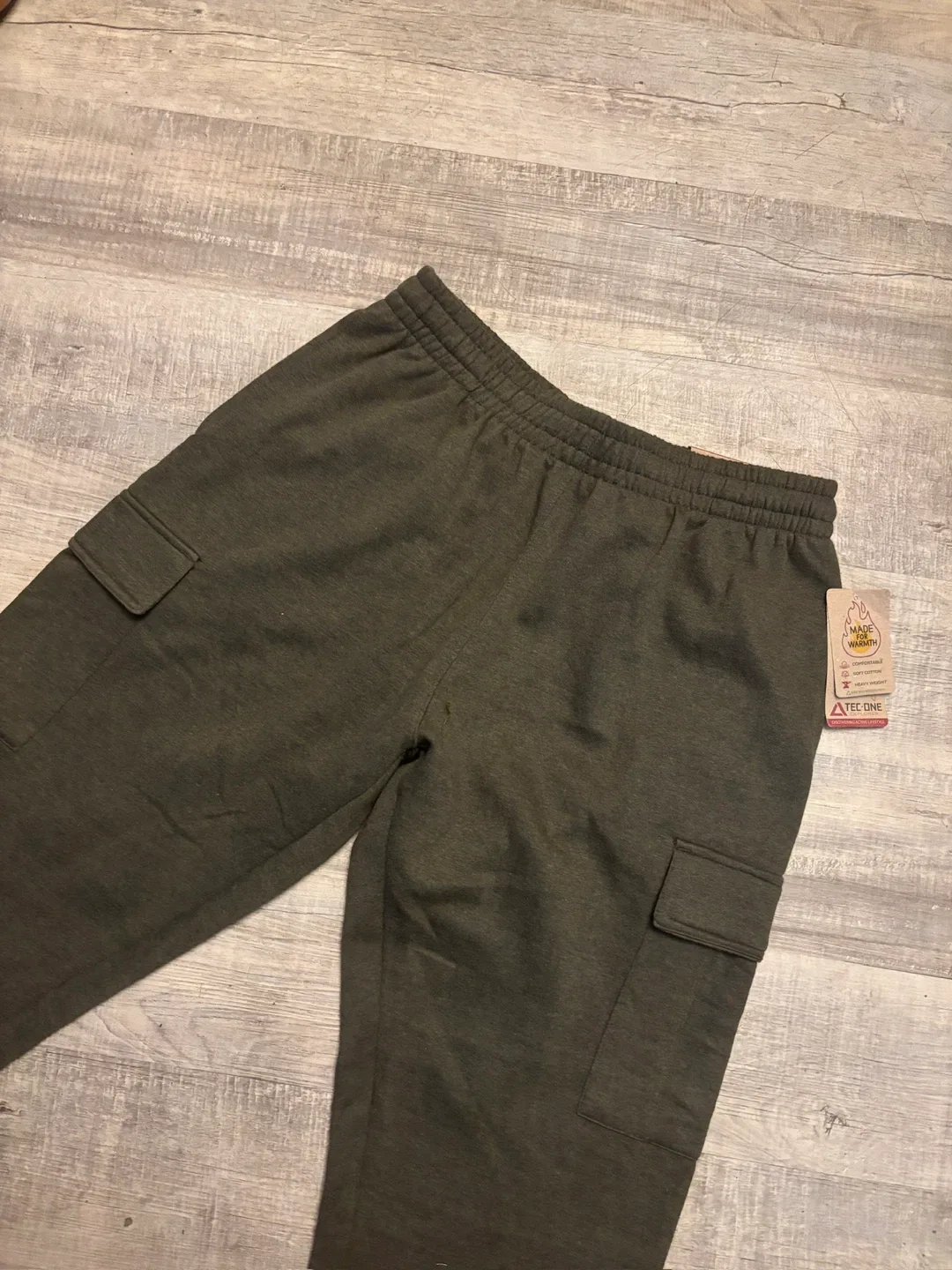 Tec-One Explorer XL Cargo Sweatpants - Olive image indicator(3)