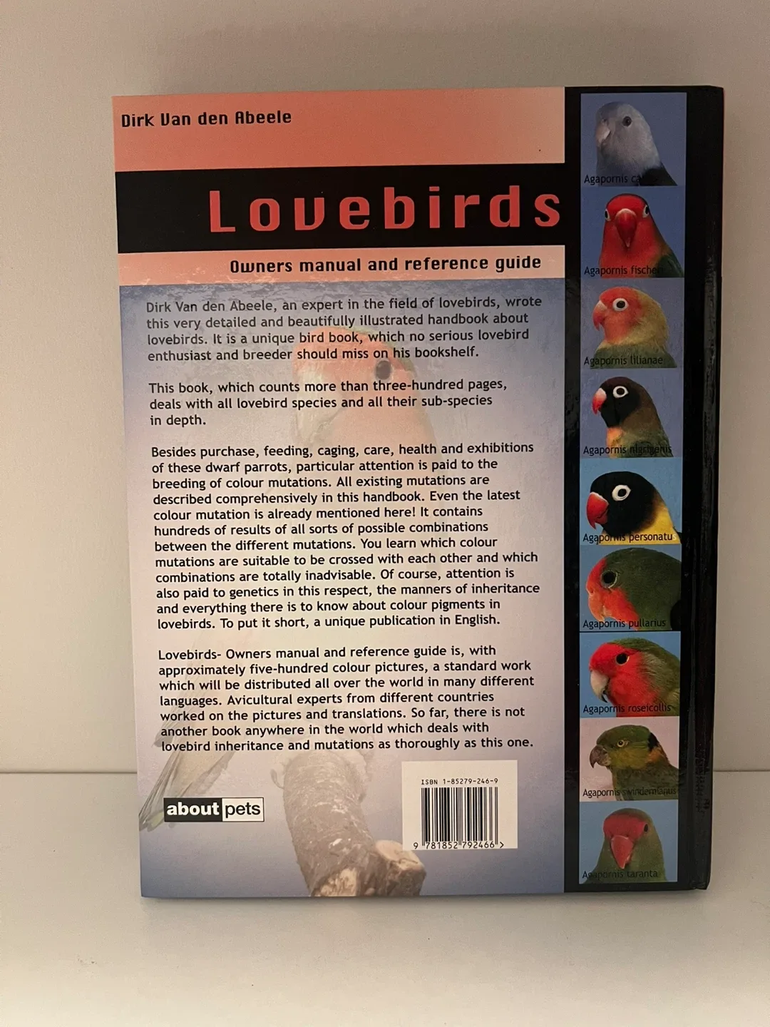 Lovebirds: Owner's Manual & Reference  by Dirk Van den Abeele image indicator(2)