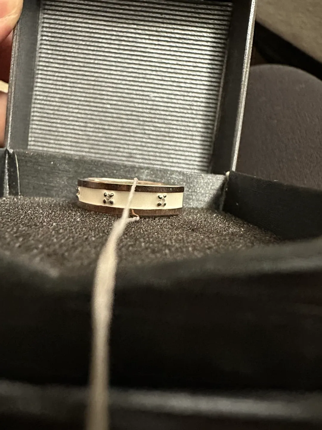 Ring sterling silver 925 and gold size 7 image indicator(3)