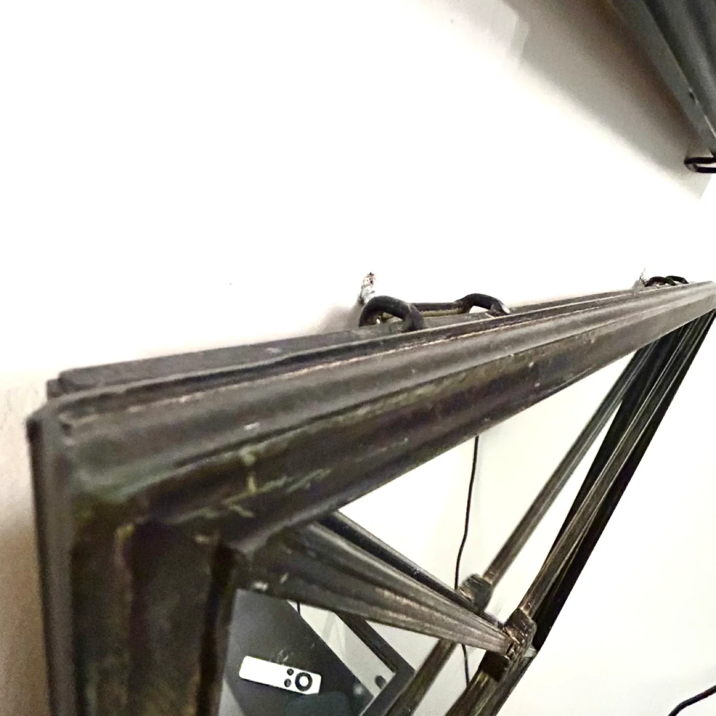 Lot of 5: 3 Wall Shelves & 2 Cast Iron Mirrors Set image indicator(5)