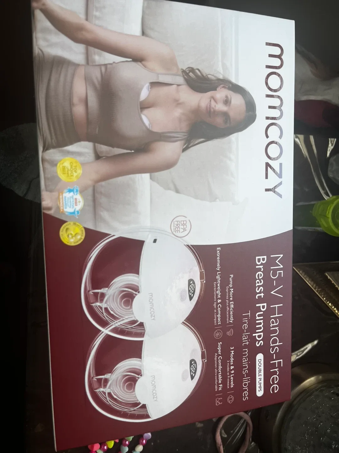 Momcozy M5-V Hands-Free Breast Pumps - New in Box!