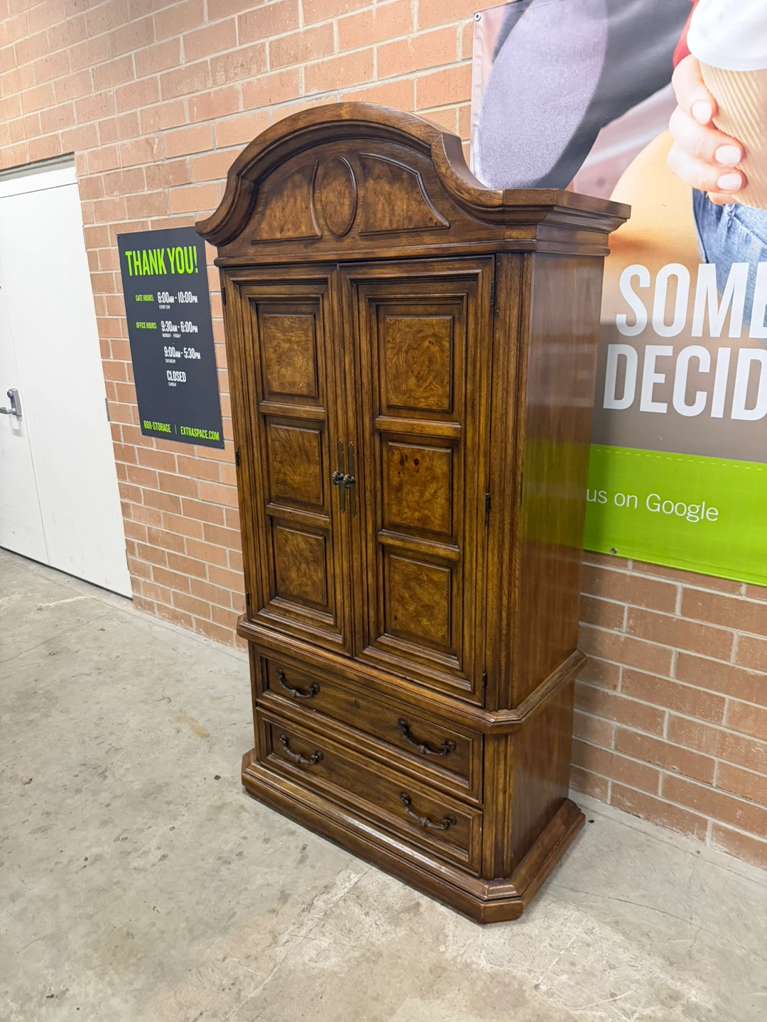 Vintage Wooden Armoire/Wardrobe - photo 3