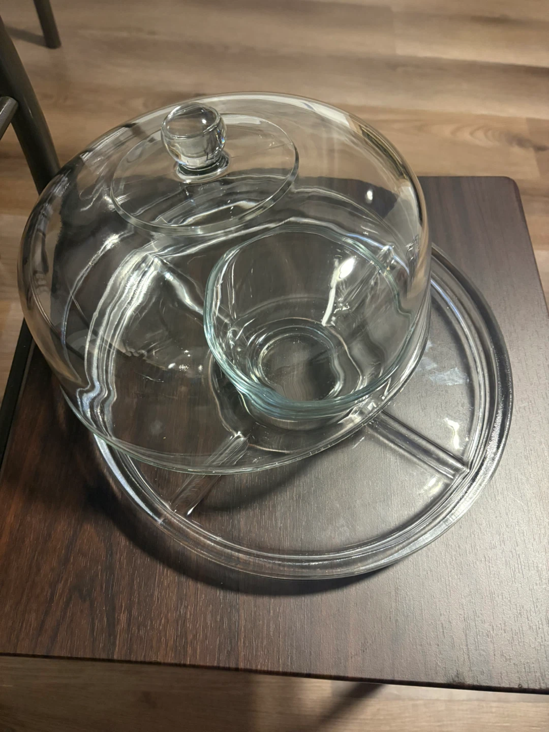 Glass Serving Dish with Lid - photo 2