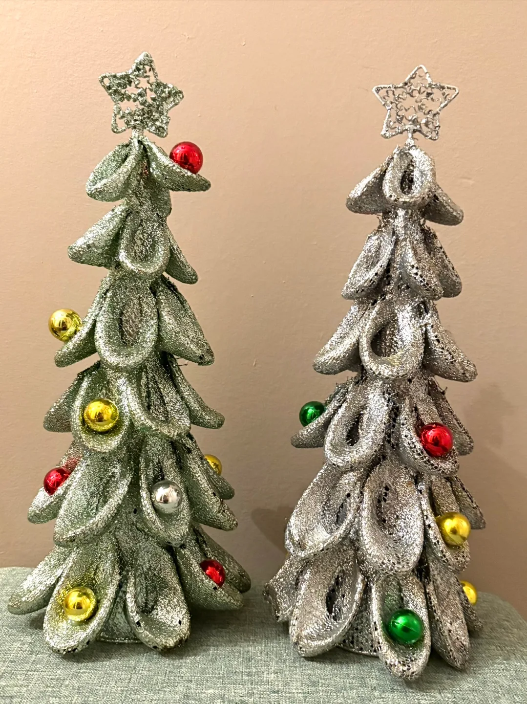 Silver Decorative Christmas Trees