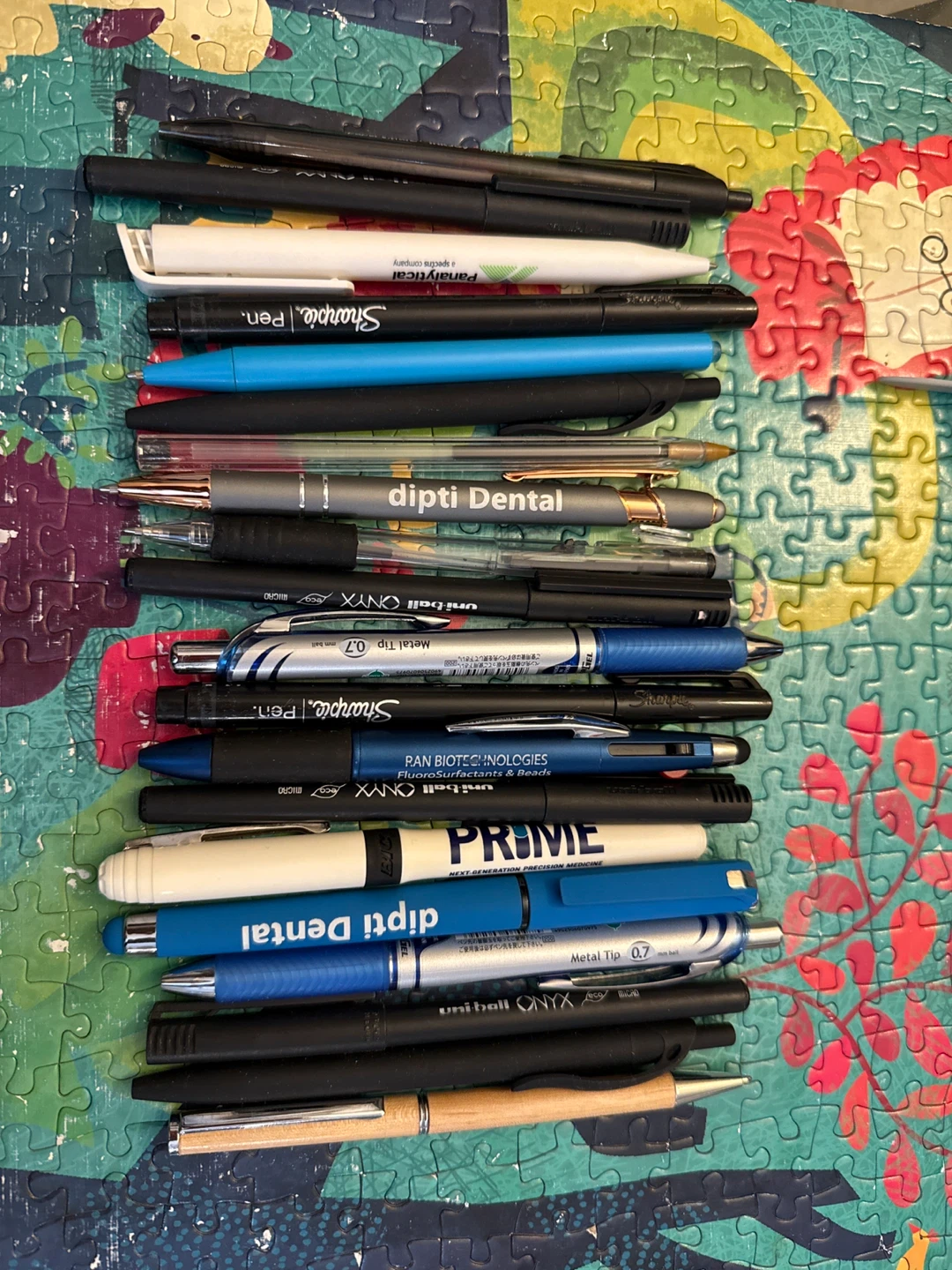 Assorted Pens: Sharpie, Uni-ball, & More!