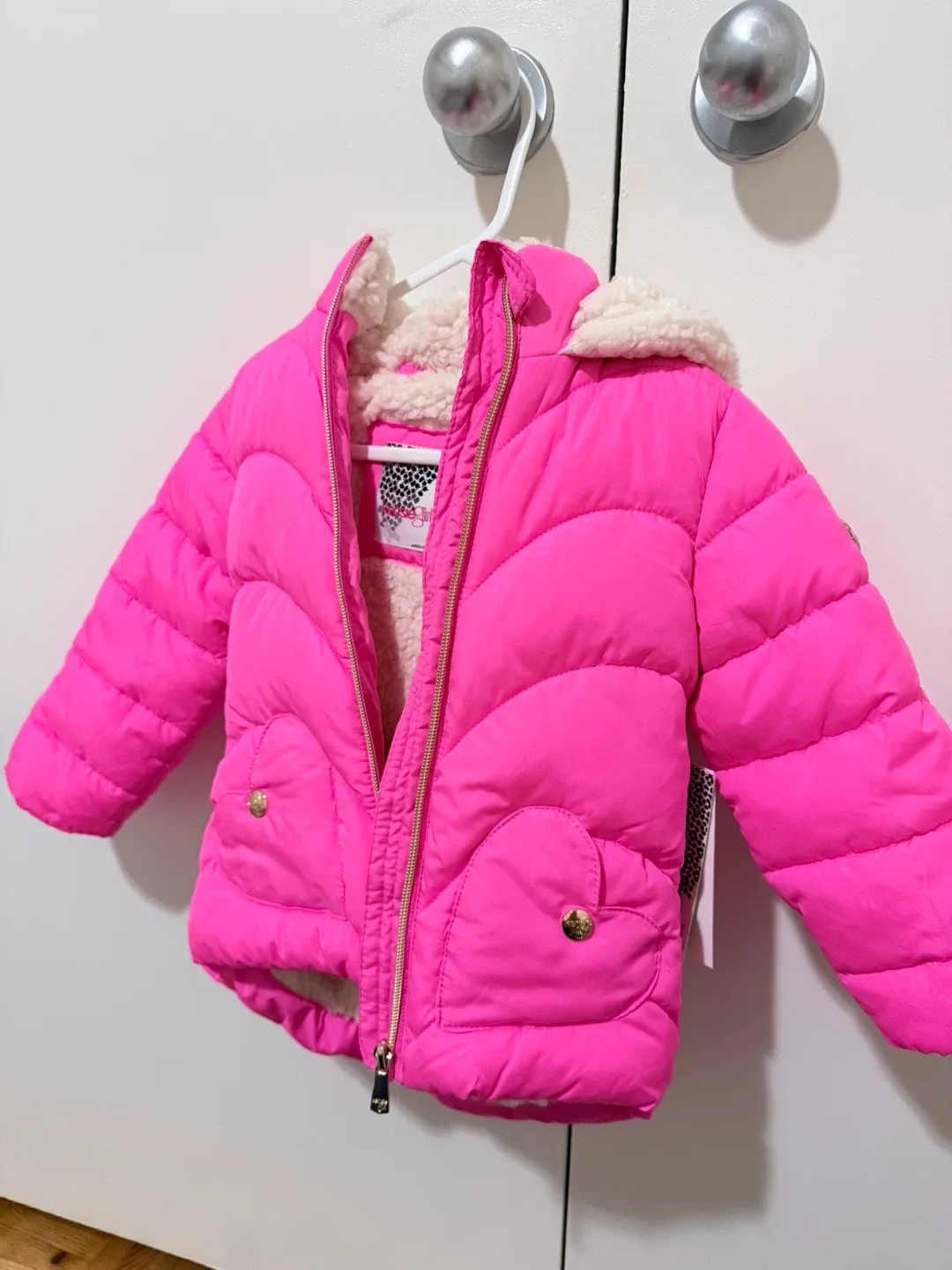 Kensie Girl's Puffer Jacket - Pink image indicator(3)