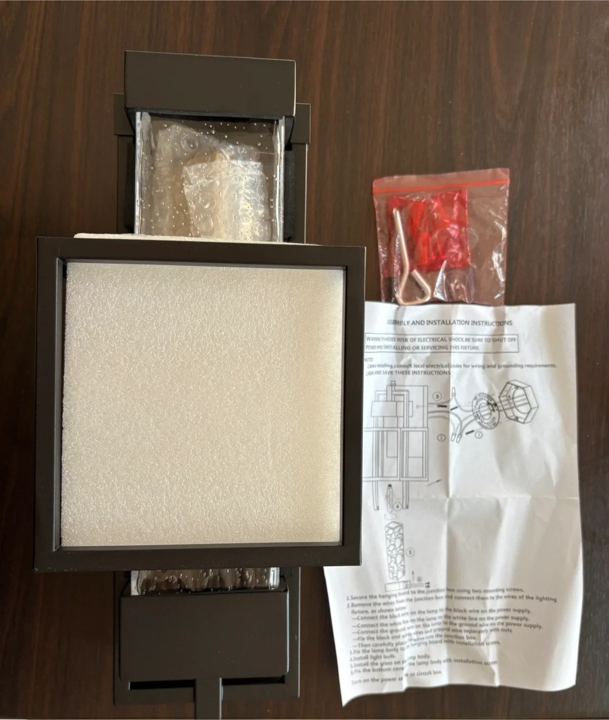 Outdoor Wall Light - New in Box