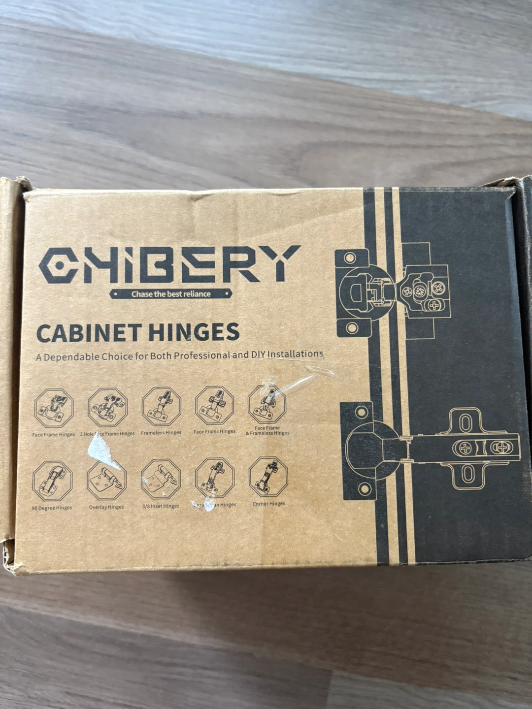 New Chiberry Cabinet Hinges 20 packs - photo 4