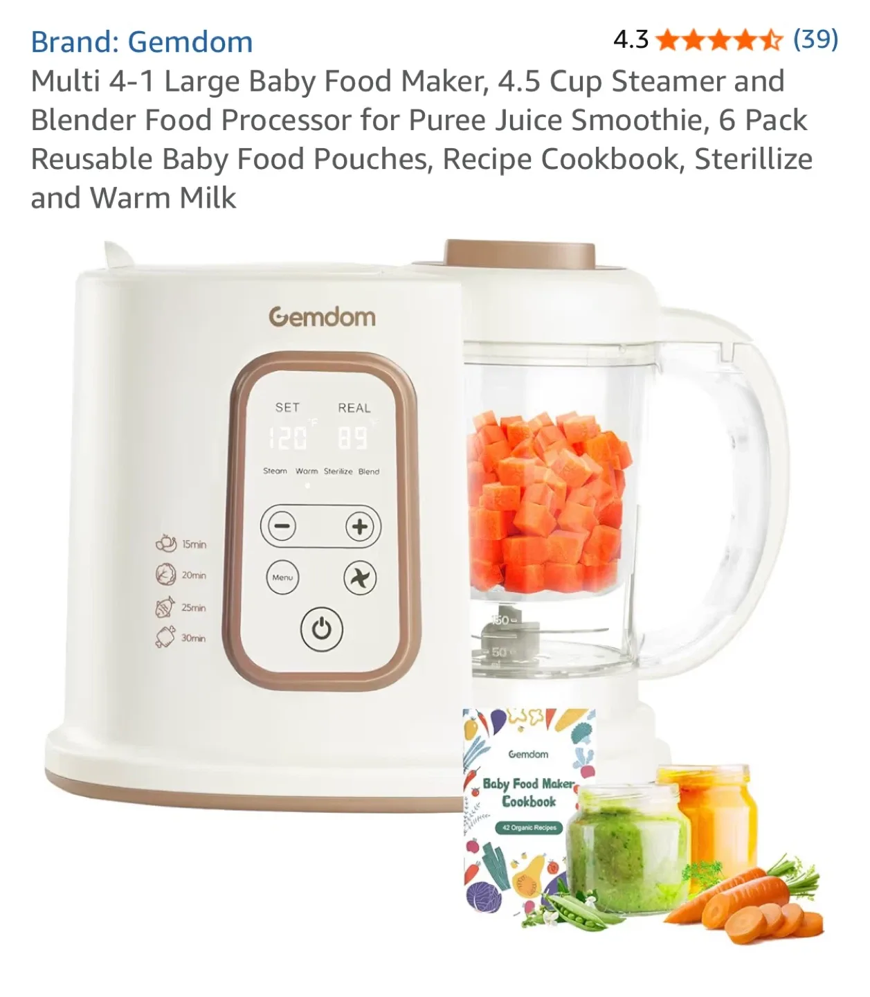 Gemdom Multi-Function Food Maker - New in Box!