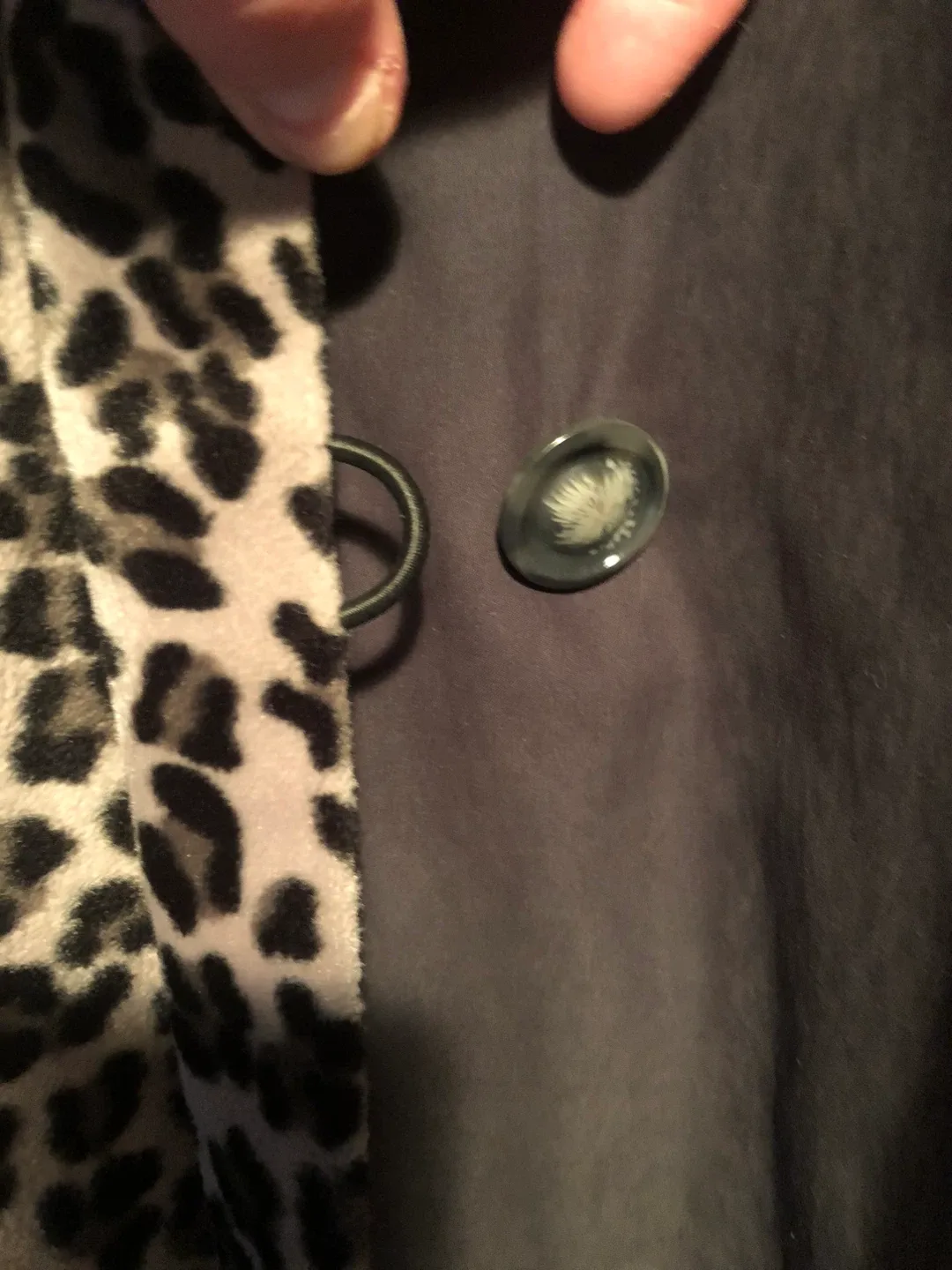 Danier Brown Coat with Leopard Print Lining image indicator(4)