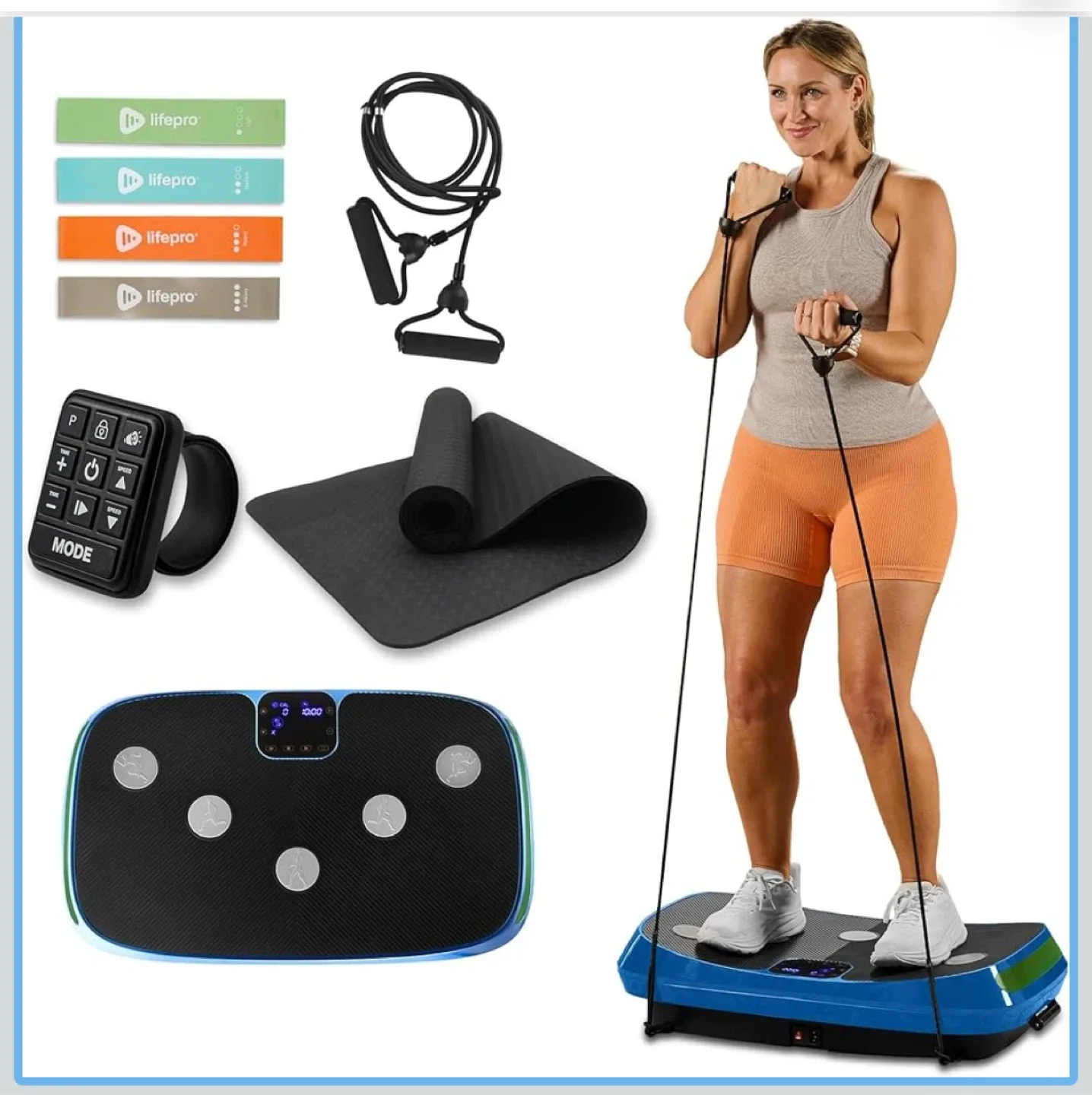 Rumblx 4D Vibration Plate - New Dimension in Fitness!