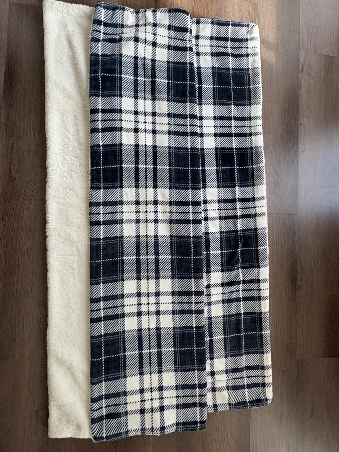 Reversible Plush Throw Blanket
