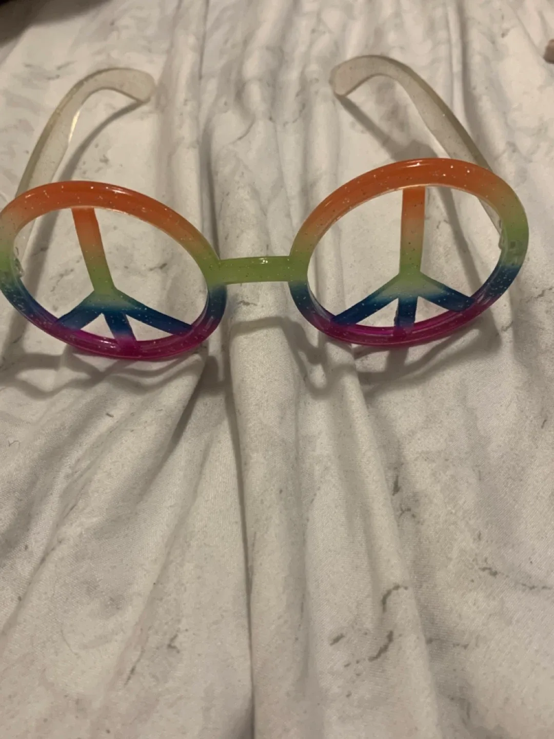 Rainbow Peace Sign Glasses image indicator(2)