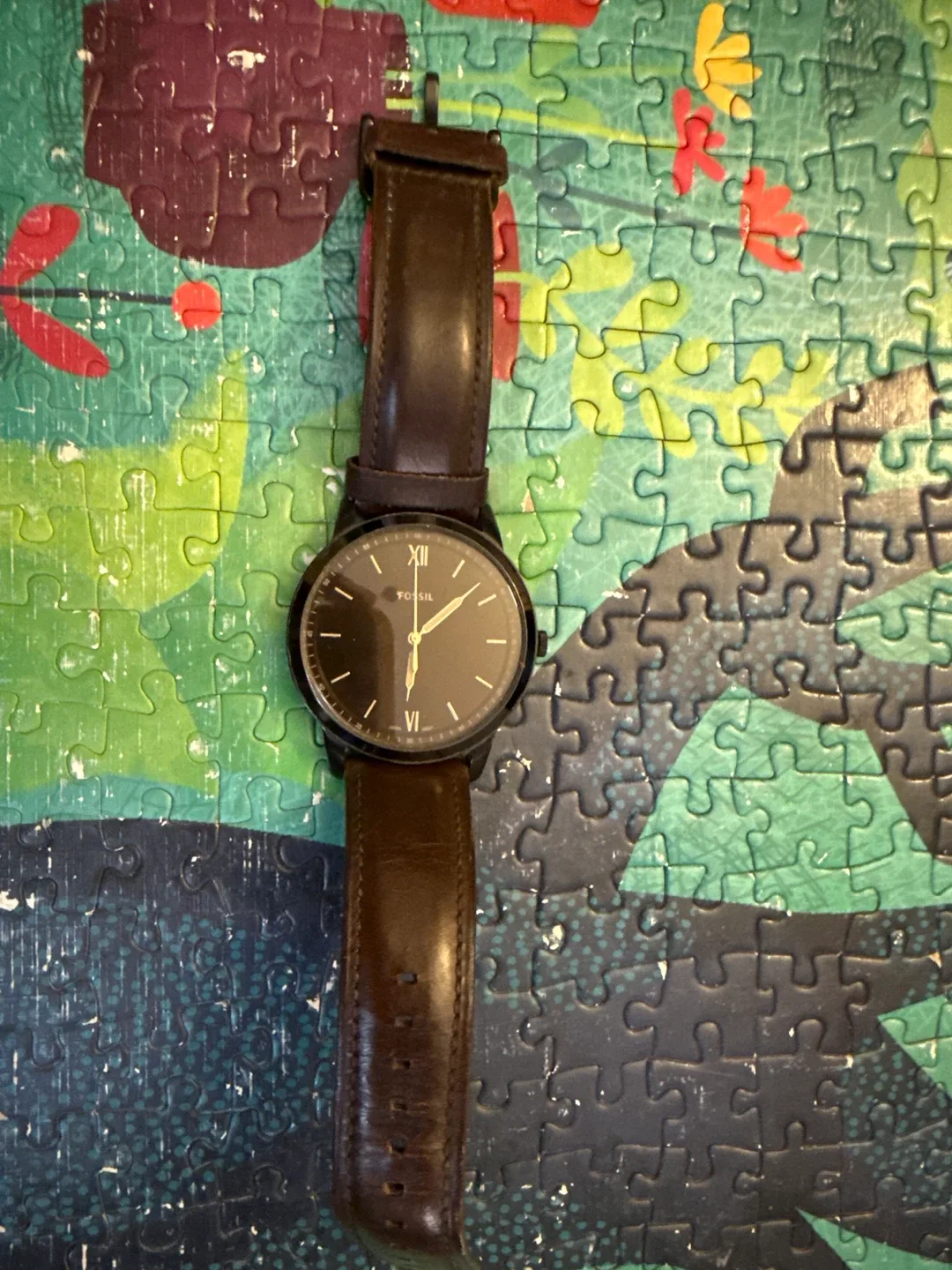 Fossil Brown Leather Watch