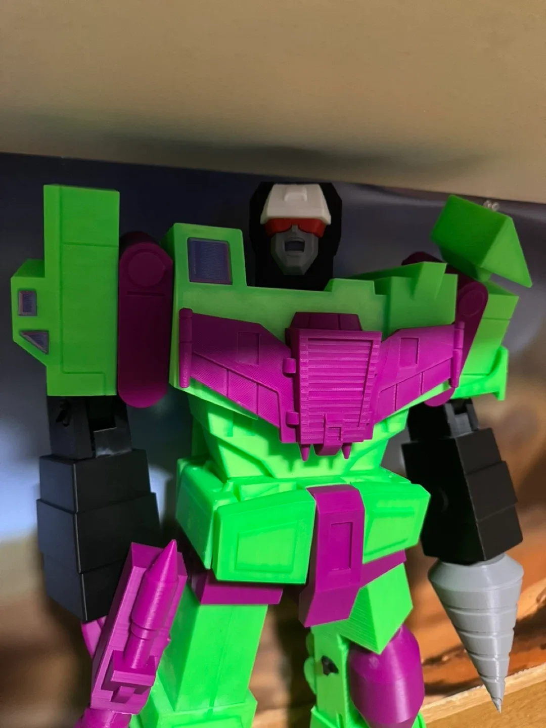 Transformer- 3D printed devastator image indicator(3)