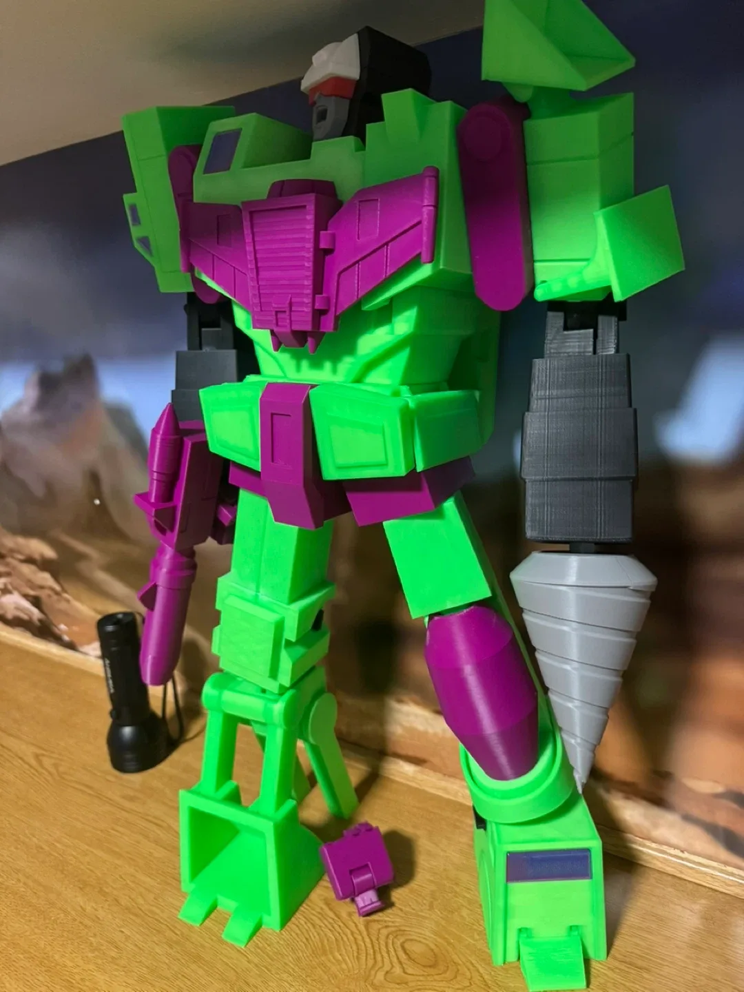 Transformer- 3D printed devastator image indicator(2)