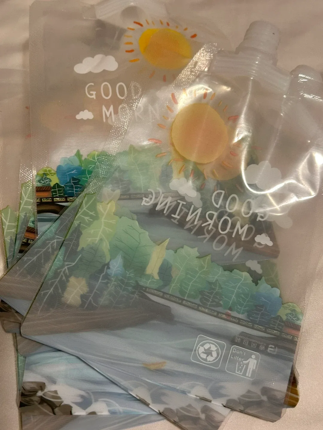 Reusable Food Pouches - Good Morning Design image indicator(2)