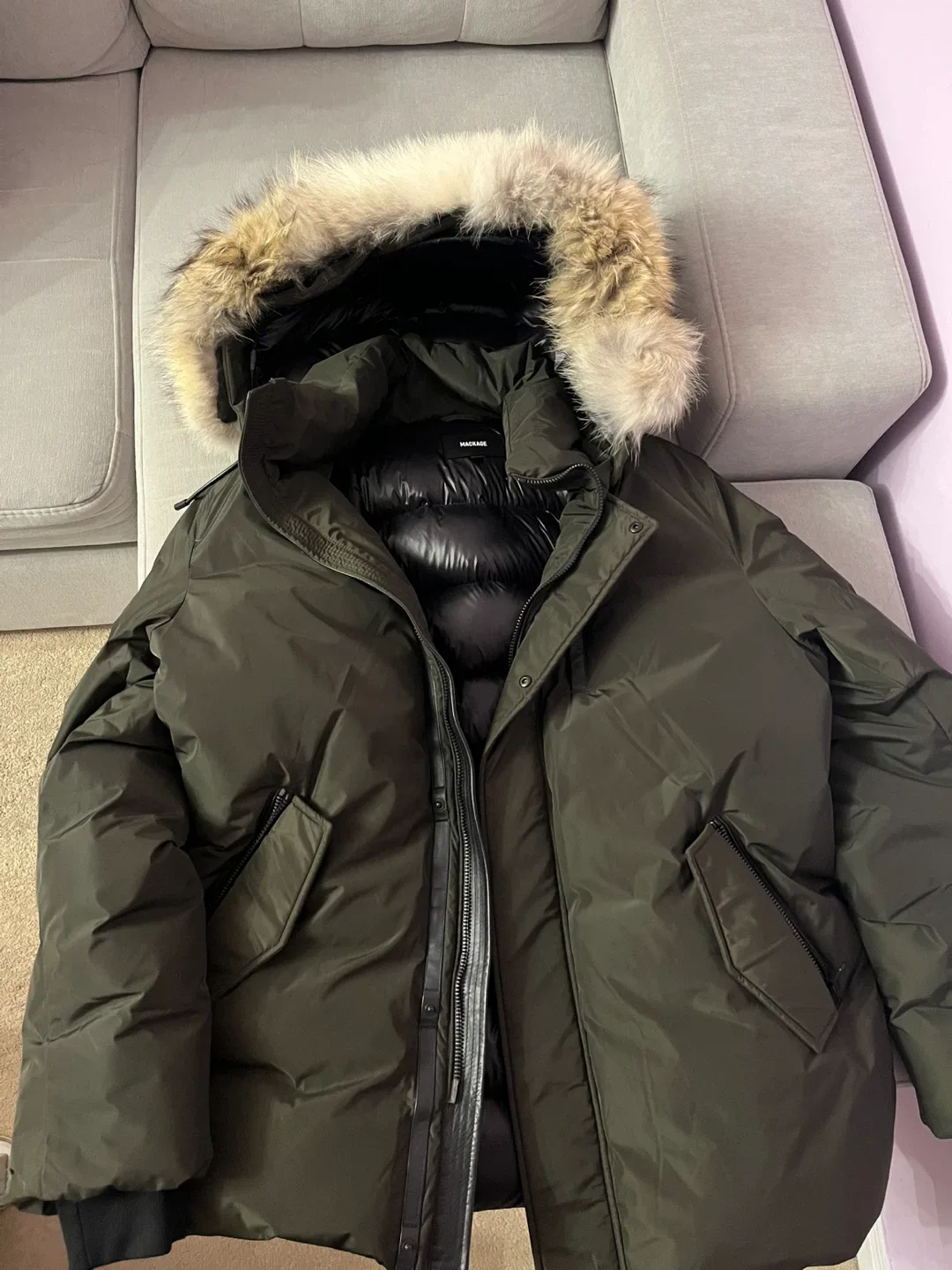 Mackage Down Winter Jacket Size 46