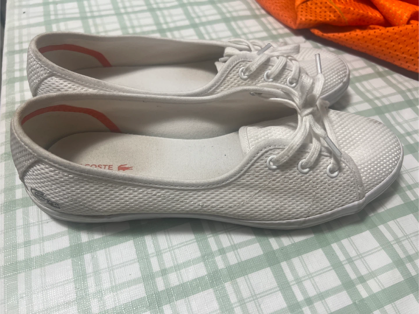 Lacoste Ziane Chunky 216 1 White Shoes - Size 8.5 - photo 2