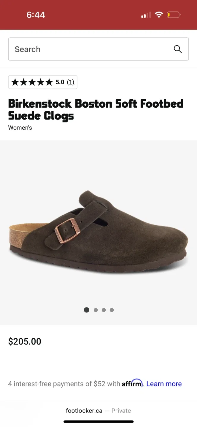 Birkenstock Boston Soft Footbed Suede Clogs image indicator(5)