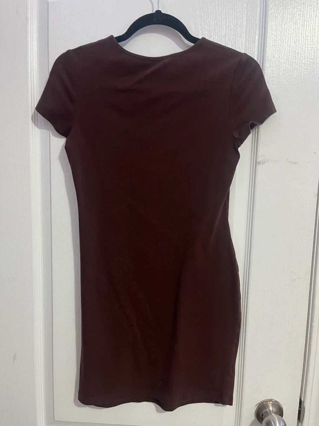 SHEIN Brown Mini Dress - Size S image indicator(2)