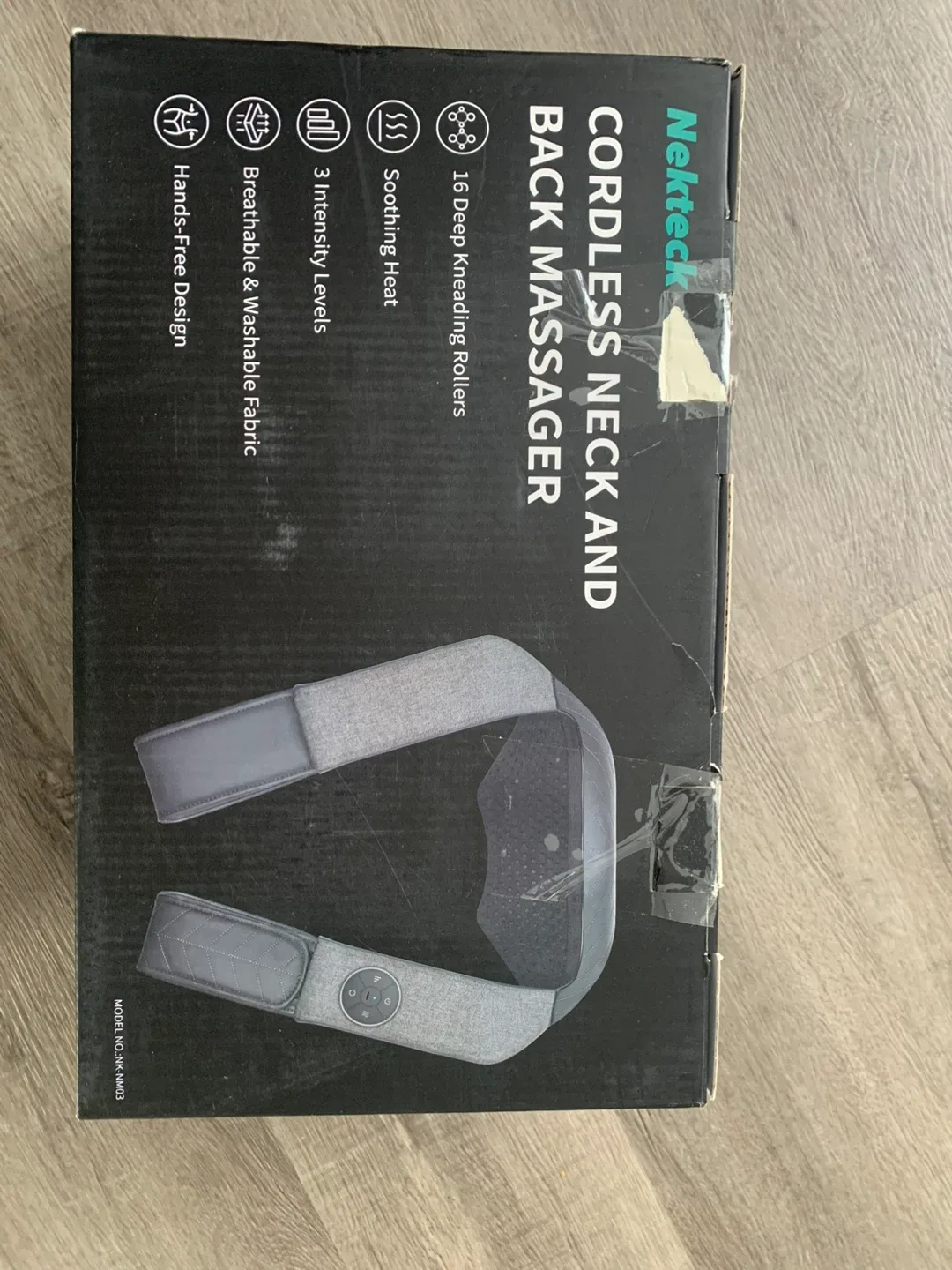 Nekteck Cordless Neck and Back Massager