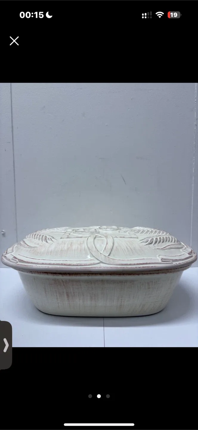 Umbria Verde Ceramic Baking Dish-great for Christmas!