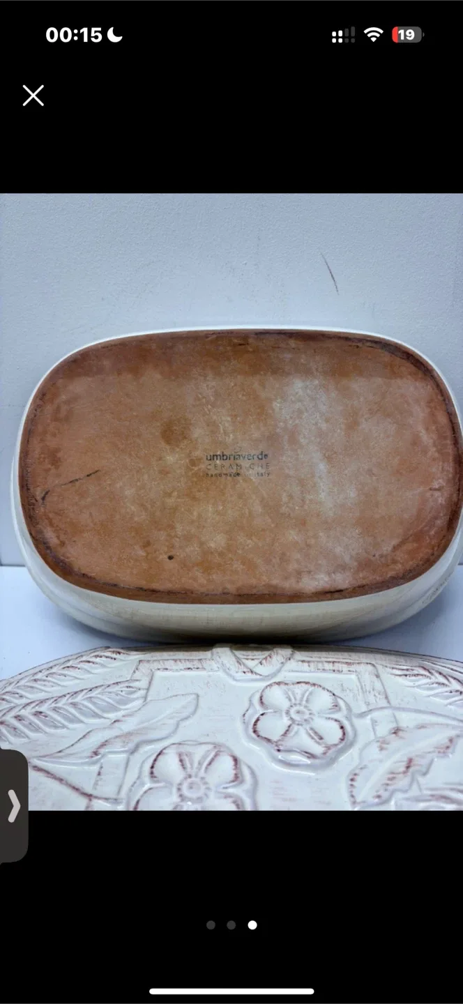 Umbria Verde Ceramic Baking Dish-great for Christmas! image indicator(3)