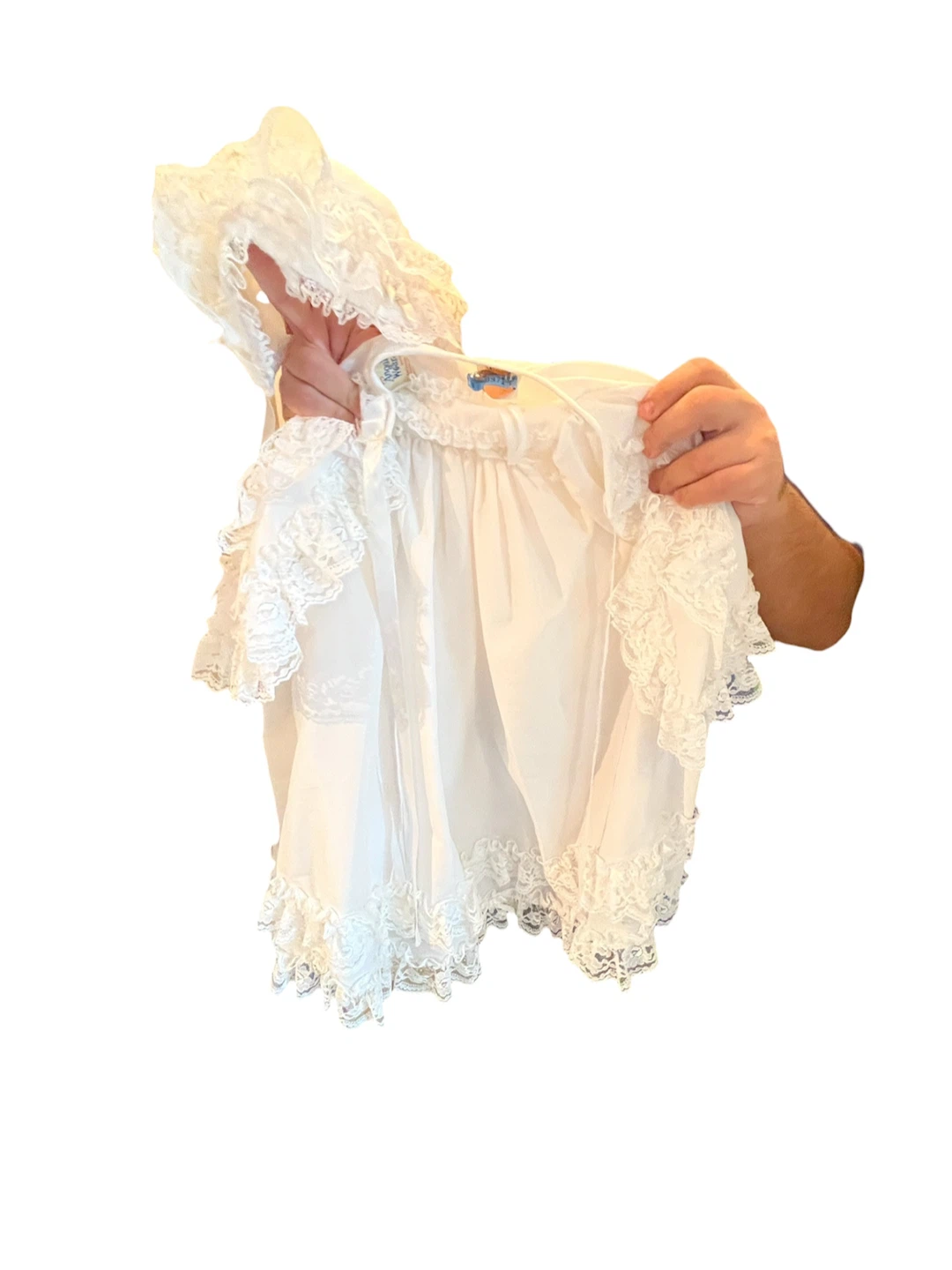 White Lace Baptism Dress - Size S - photo 2