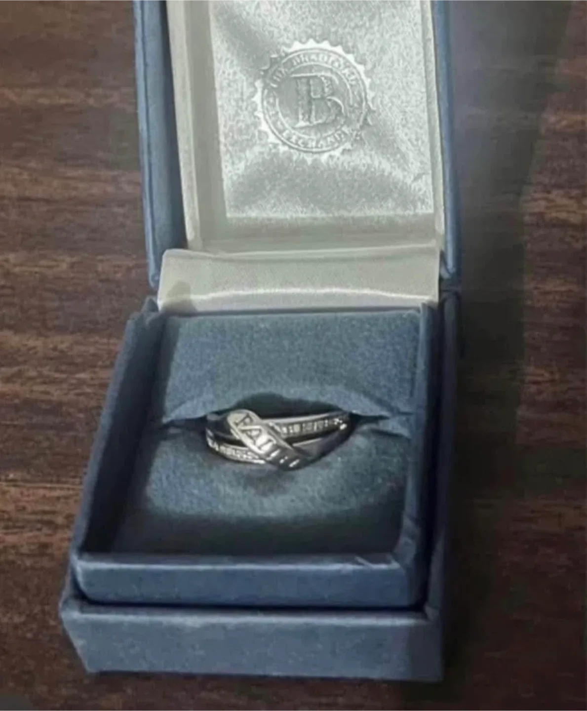 Bradford Exchange "The Faith" Diamond Ring size 7 image indicator(2)