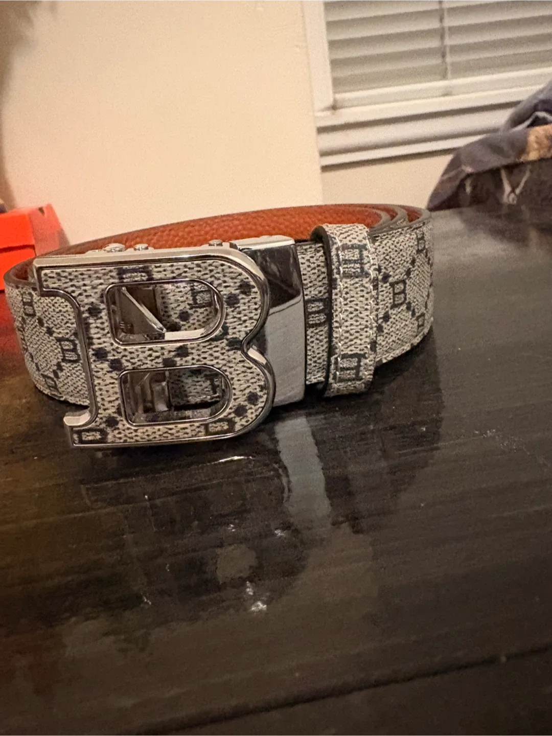 Designer Burberry Belt