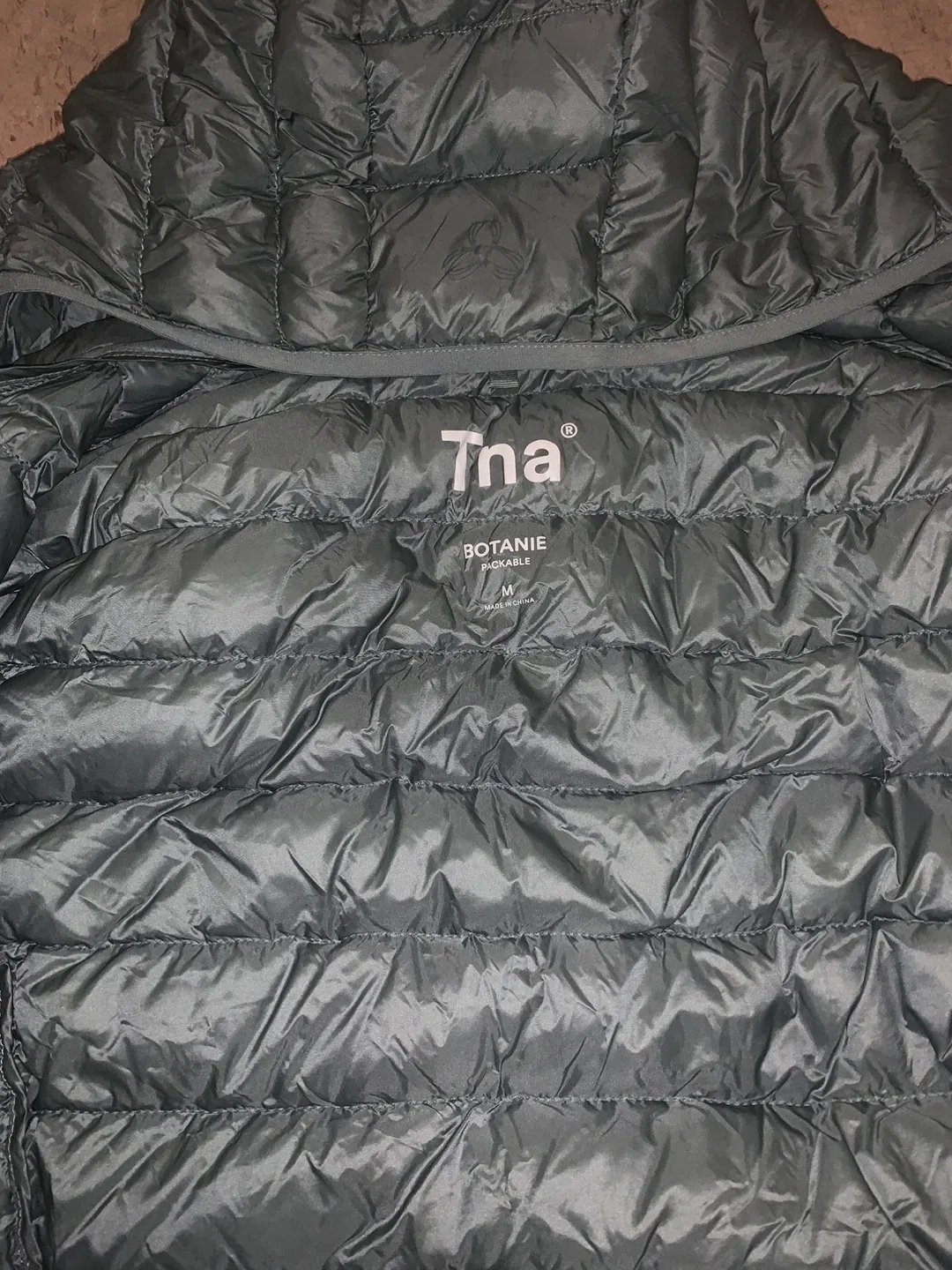 TNA BOTANIE Packable Puffer Jacket - Size M