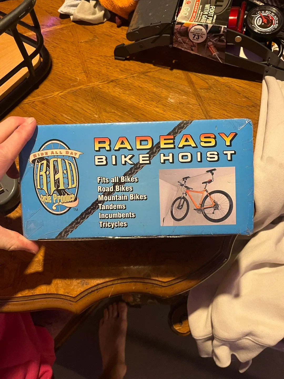 RAD Easy Bike Hoist - Fits All Bikes