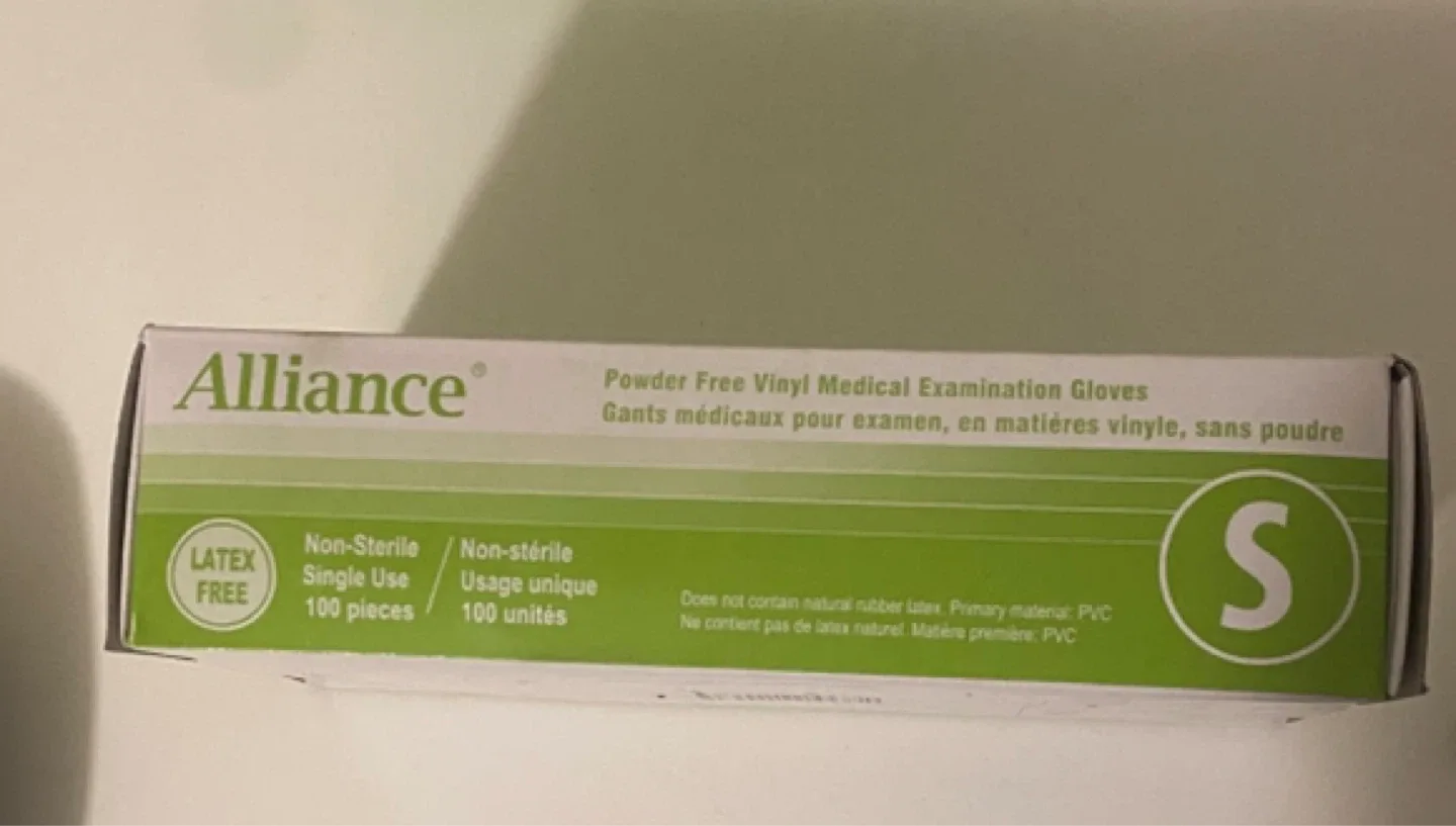 3x Alliance Vinyl Gloves image indicator(2)