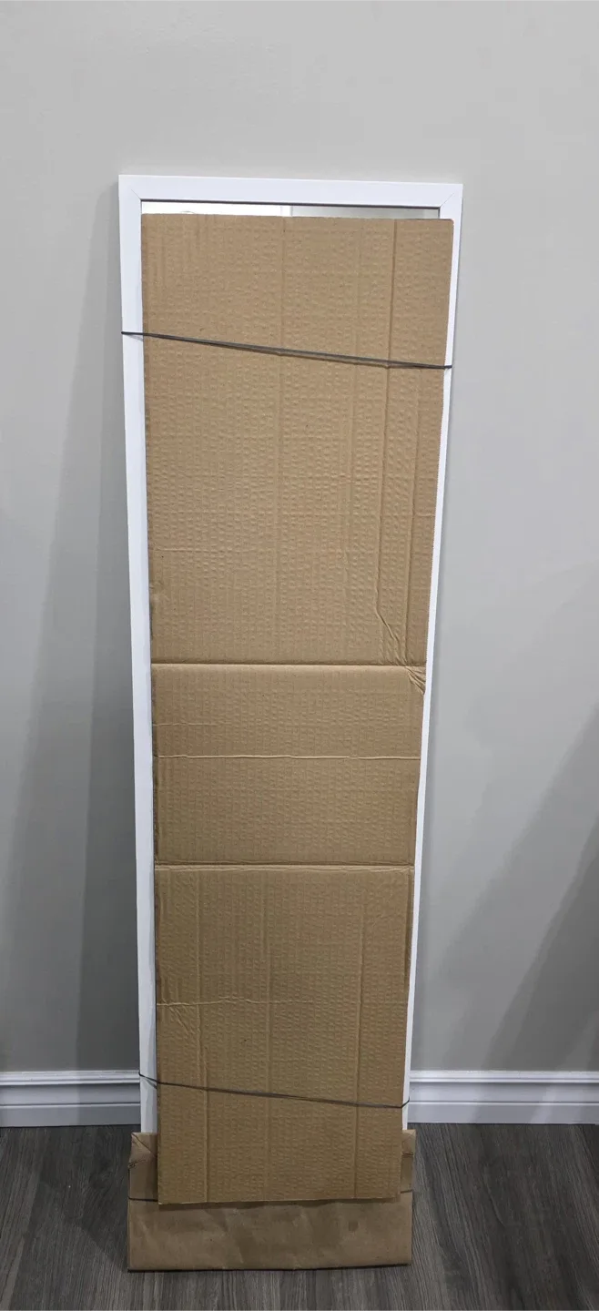 IKEA LILJETRÄD Mirror, White, 30x115 cm image indicator(5)