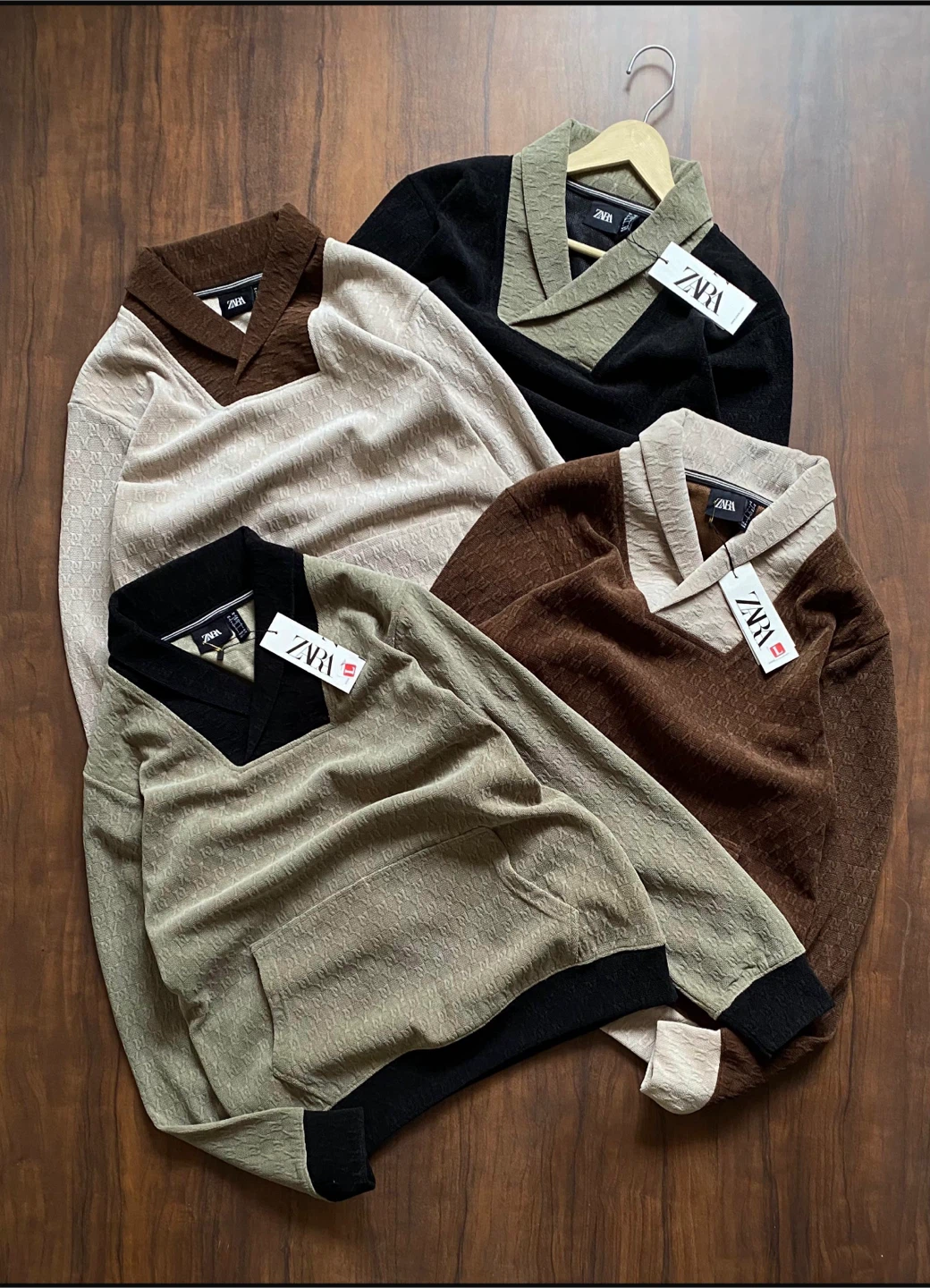 Zara Jacquard Knit Polo Sweater - photo 2