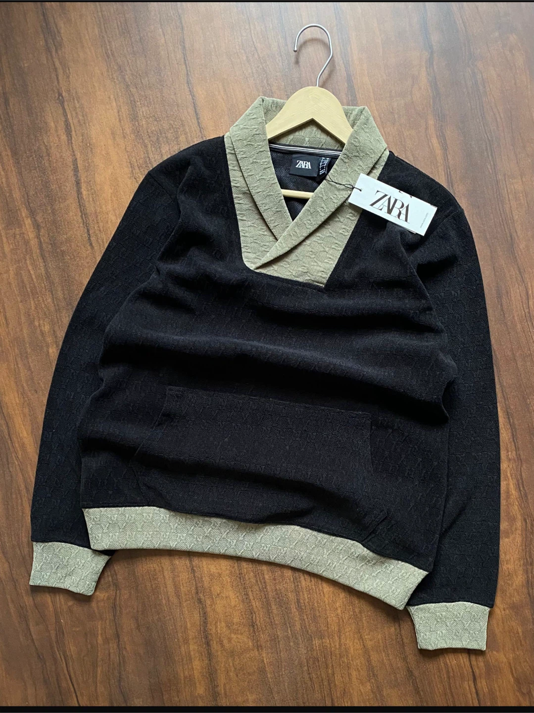 Zara Jacquard Knit Polo Sweater - photo 5