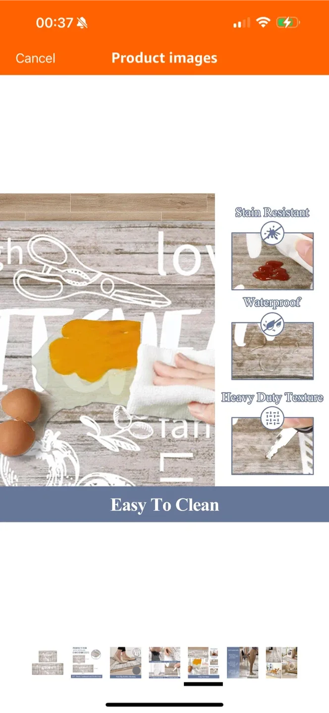 Kitchen/Bathroom Floor Mat Set - Soft & Durable image indicator(3)