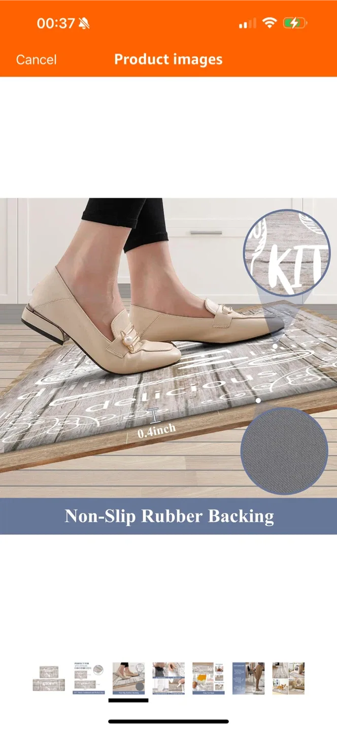 Kitchen/Bathroom Floor Mat Set - Soft & Durable image indicator(5)