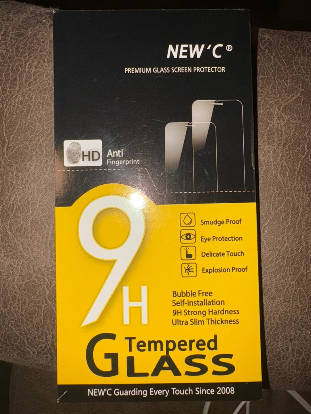 New'C Tempered Glass Screen Protector for iPhone 16 Pro