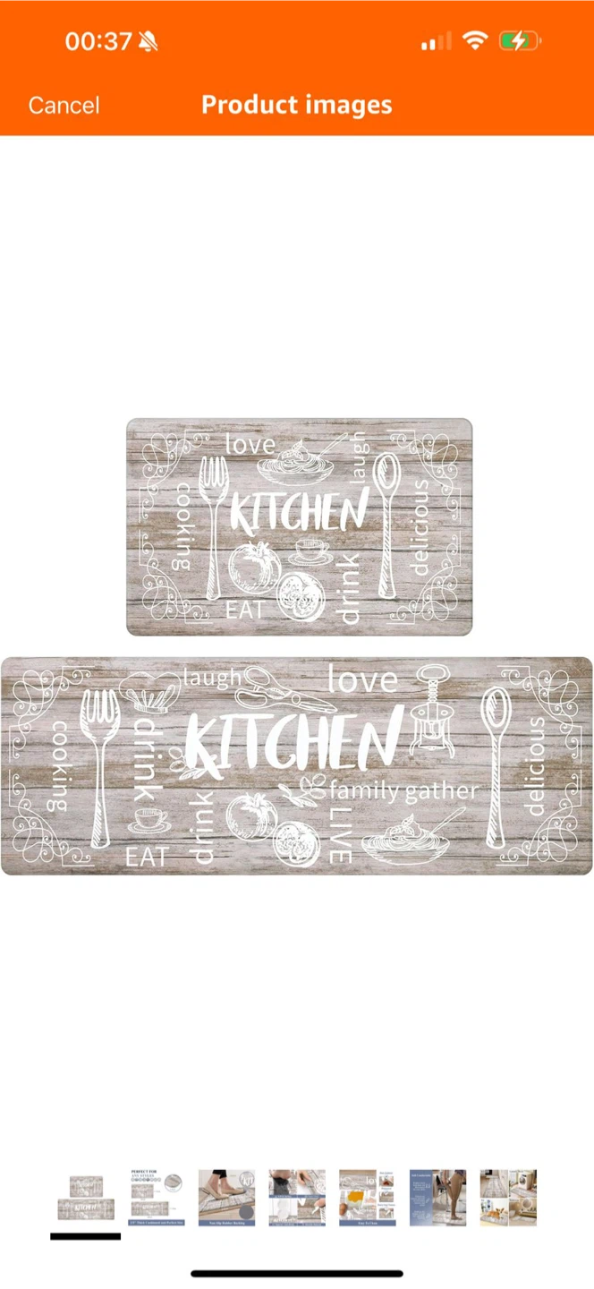 Kitchen Anti-Fatigue Floor Mat - New
