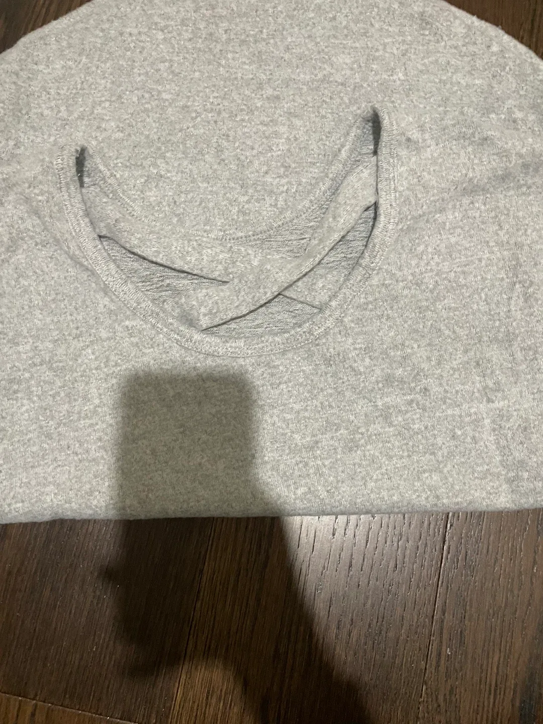 Grey Long Sleeve Top