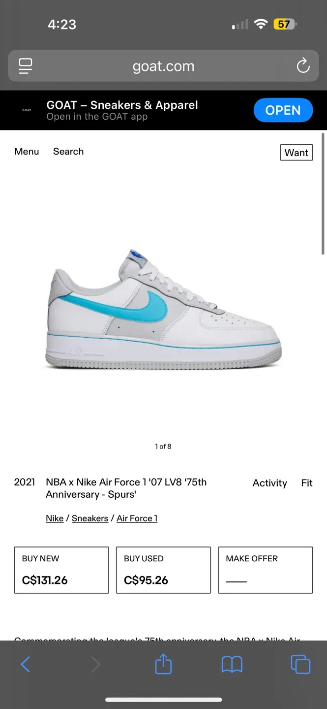 Nike Air Force 1 '07 LV8 '75th Anniversary