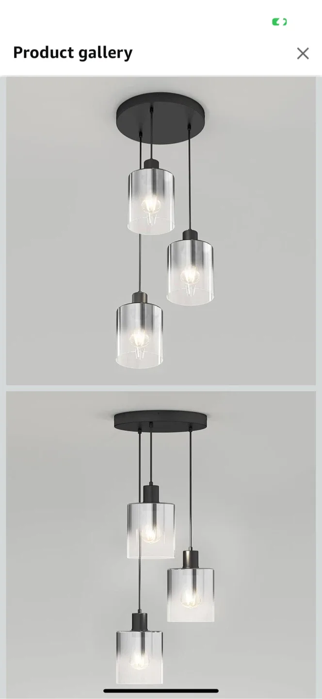 Artika Haze 3-Light Pendant Light - Like New! image indicator(3)